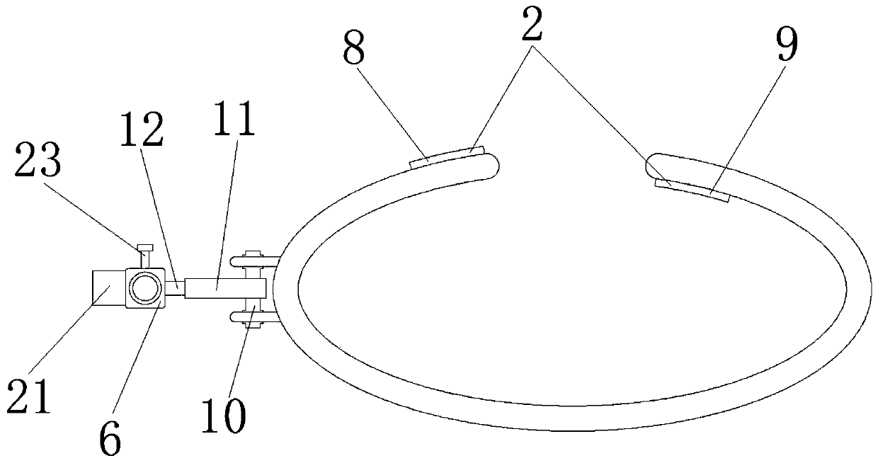 Rotary limb fixing device for burn skin grafting