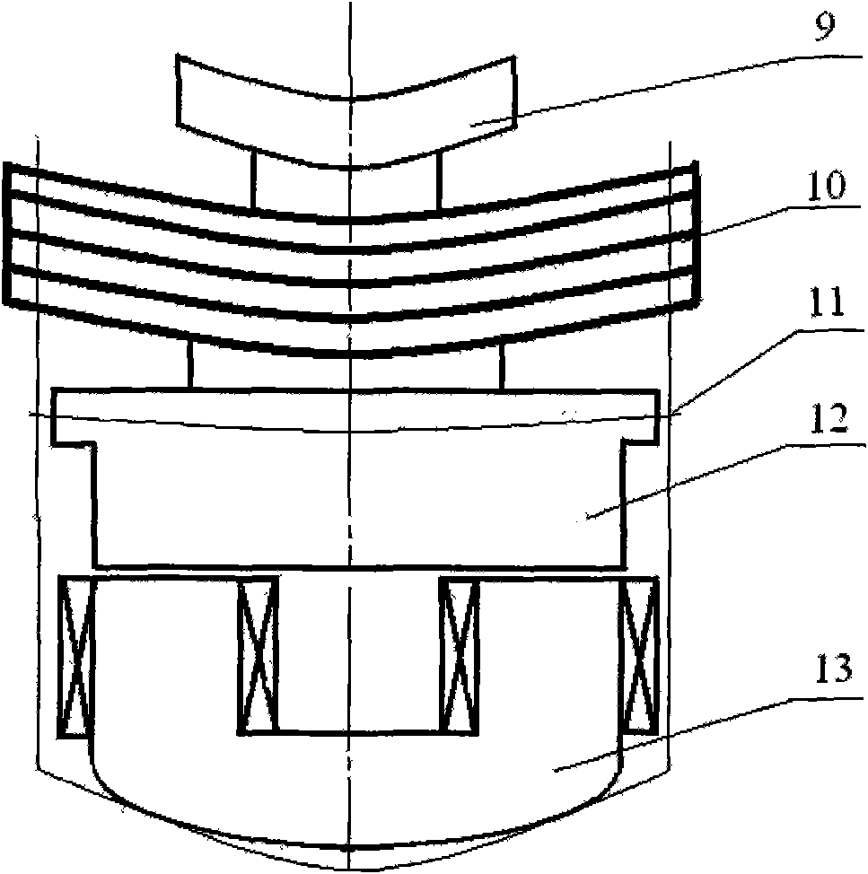 Electromagnetic vibrating, stirring and friction-welding stirring-head and welding method thereof