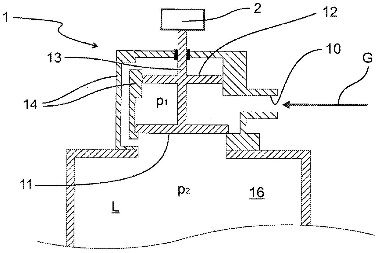 Gas feed method for a gas engine or dual-fuel engine, and gas supply apparatus for same