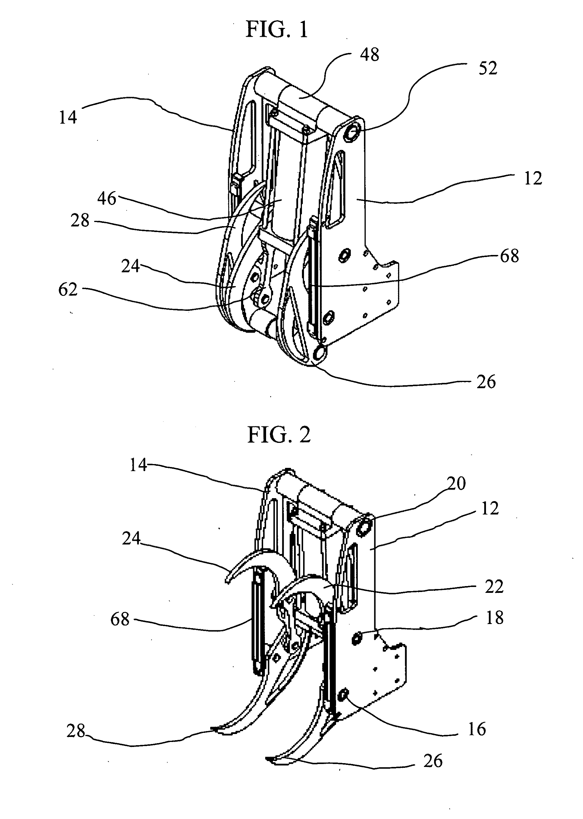 Vehicle grasping apparatus
