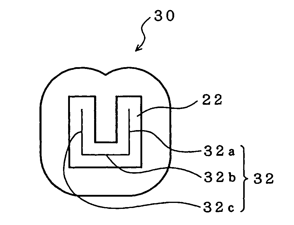 Lens-attached ligh-emitting element and method for manufacturing the same