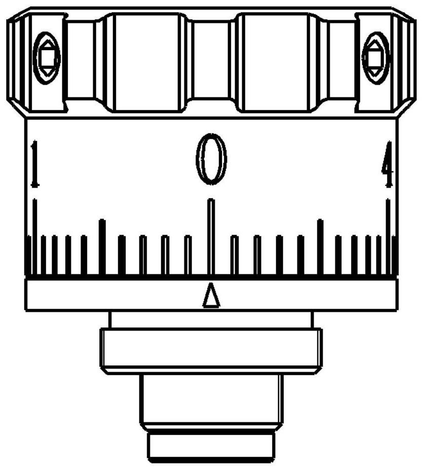 Adjusting screw mechanism