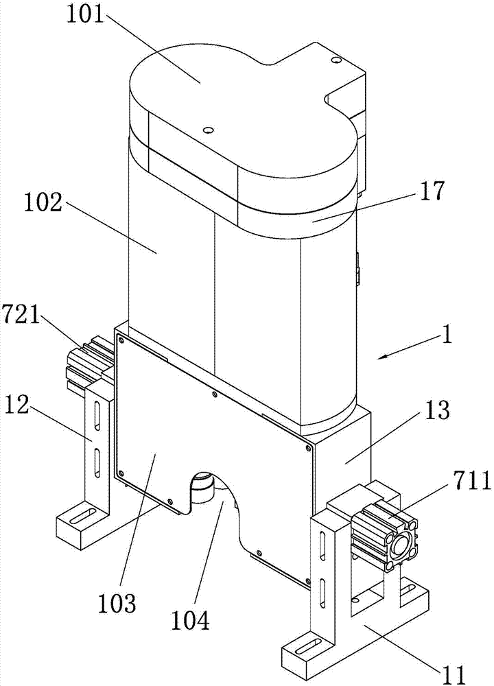 Device used for automatically tightening pump head