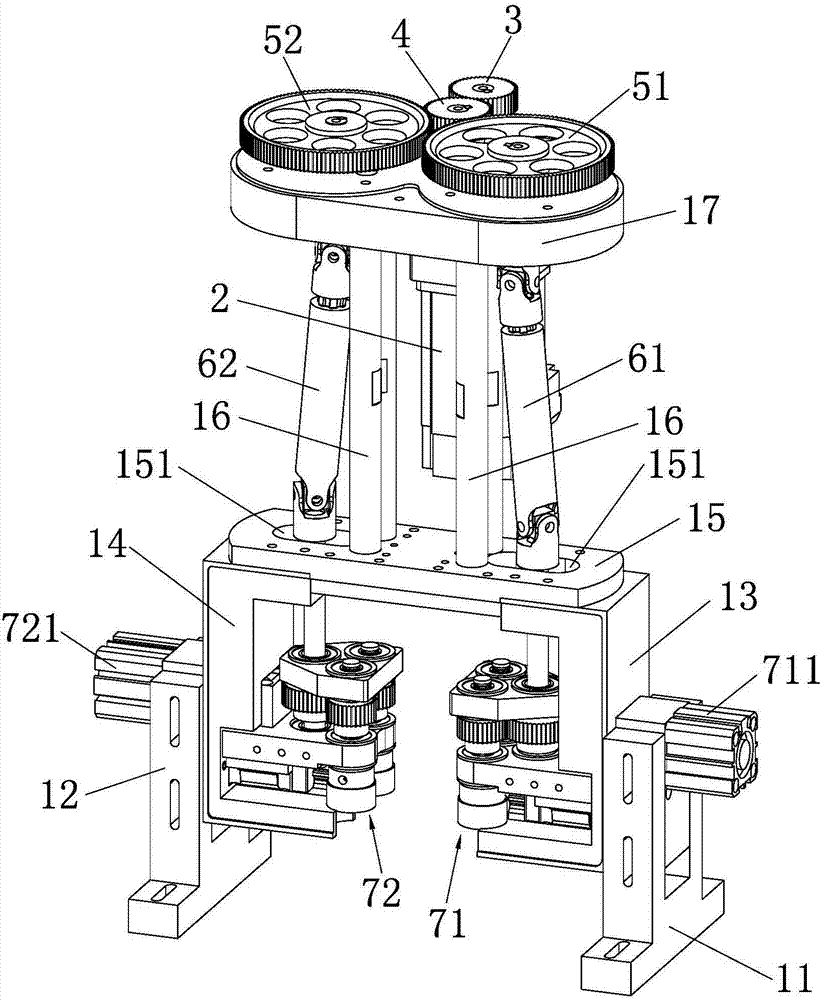 Device used for automatically tightening pump head