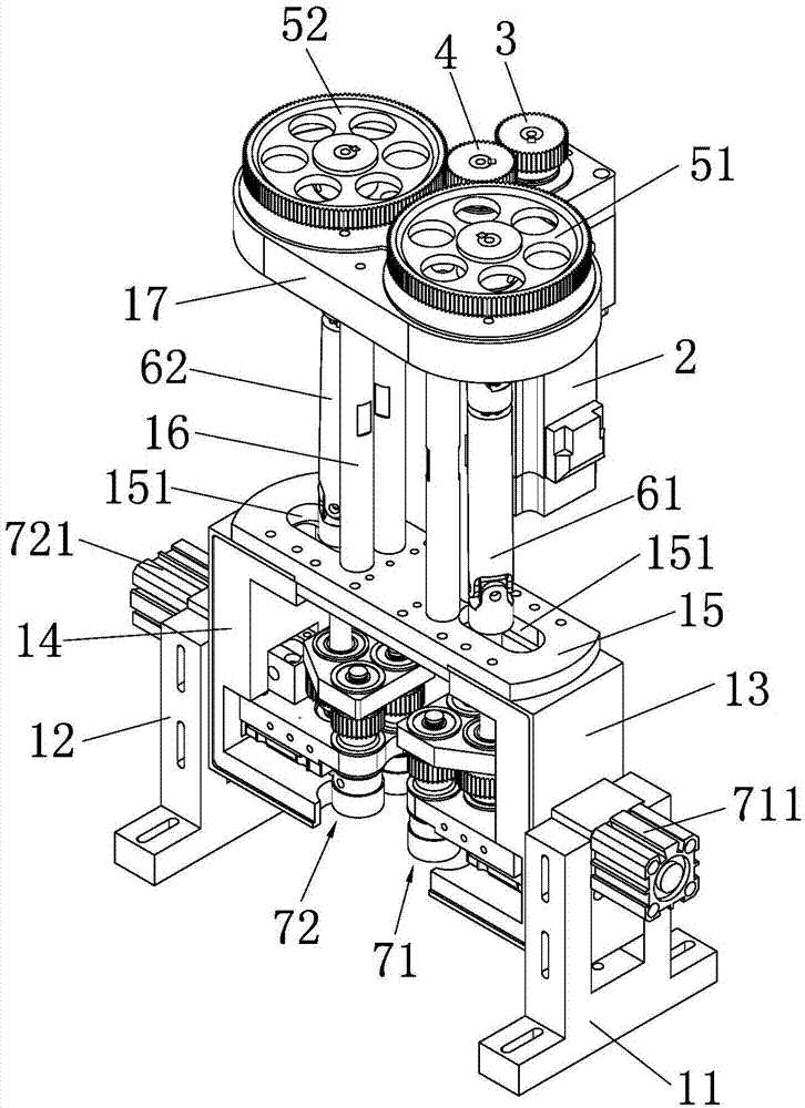 Device used for automatically tightening pump head