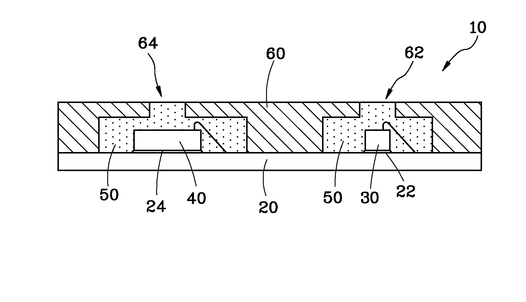 Package structure of optical module