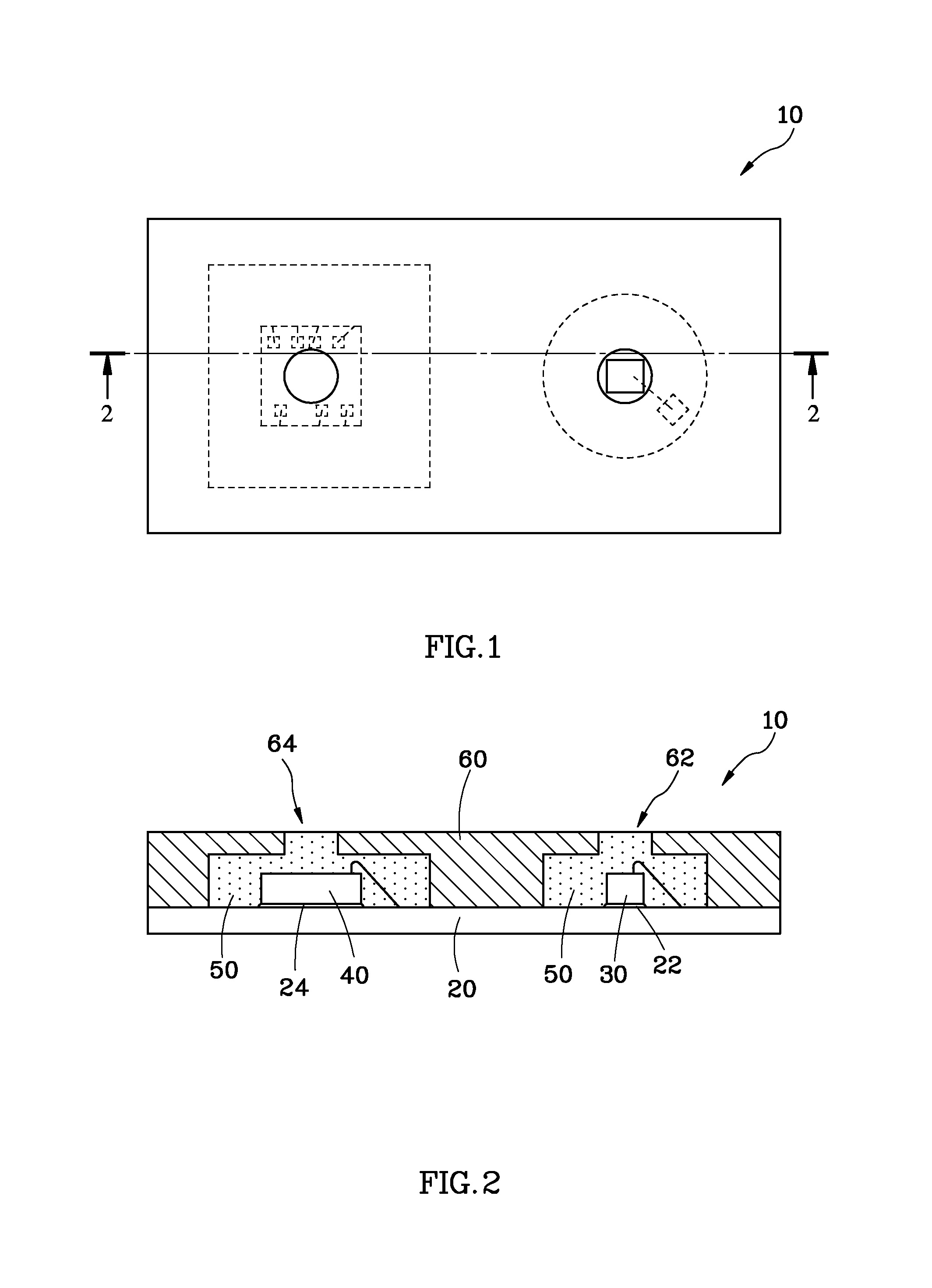 Package structure of optical module