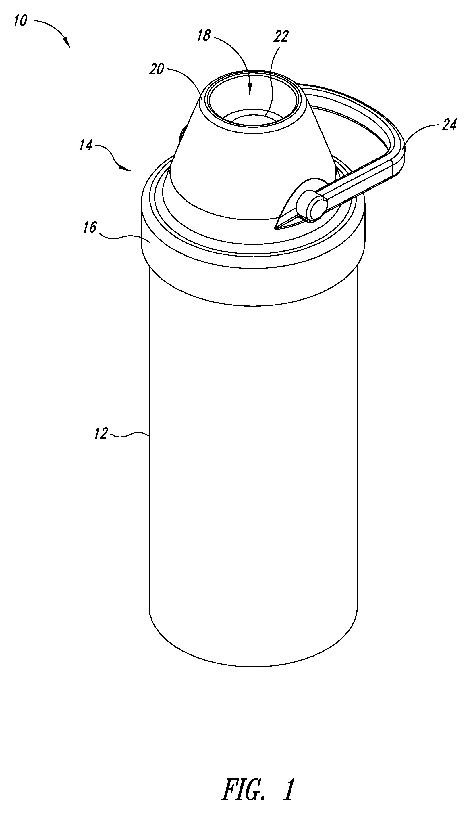 Liquid container and lid for same