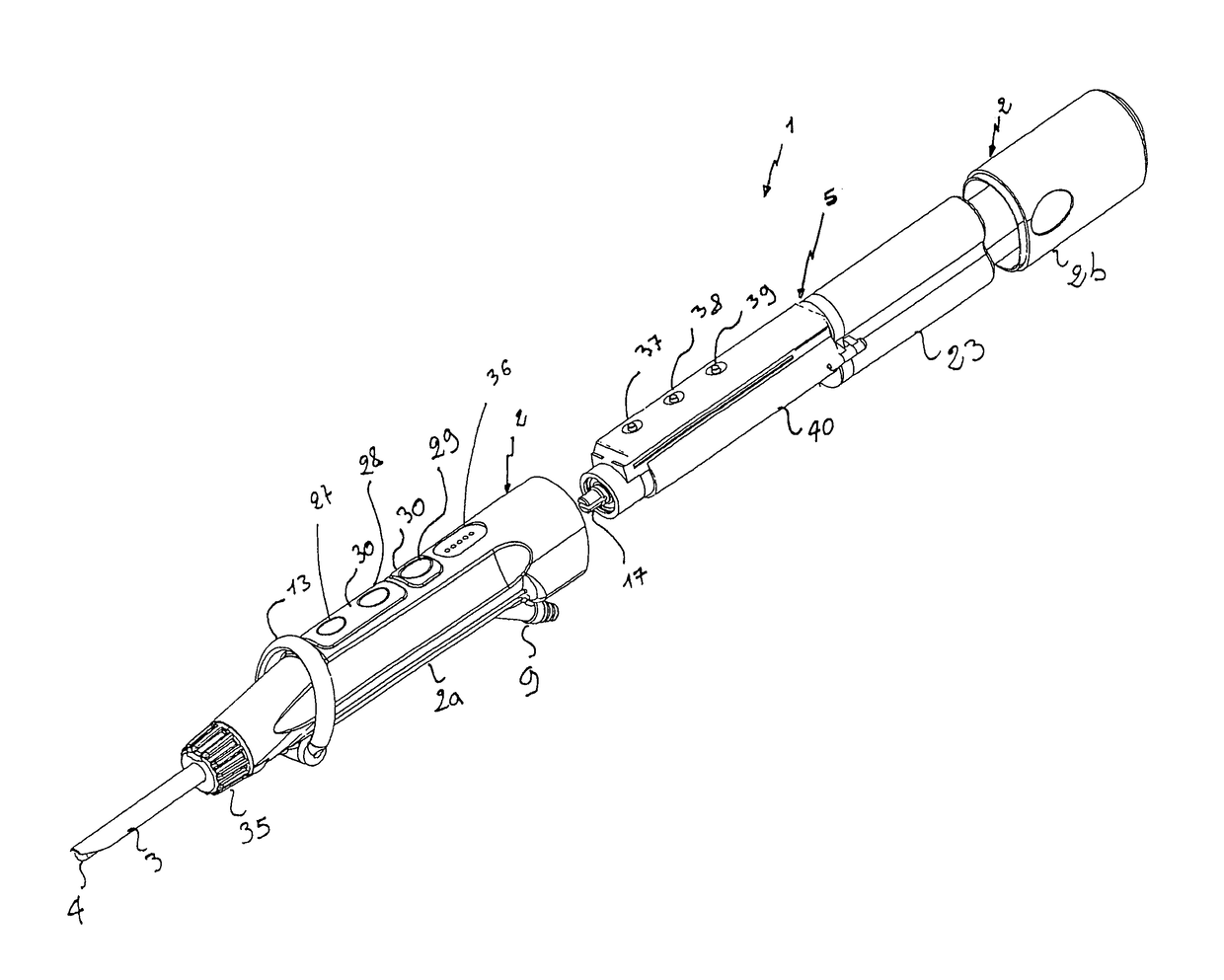 Device for endoscopic resection or removal of tissue