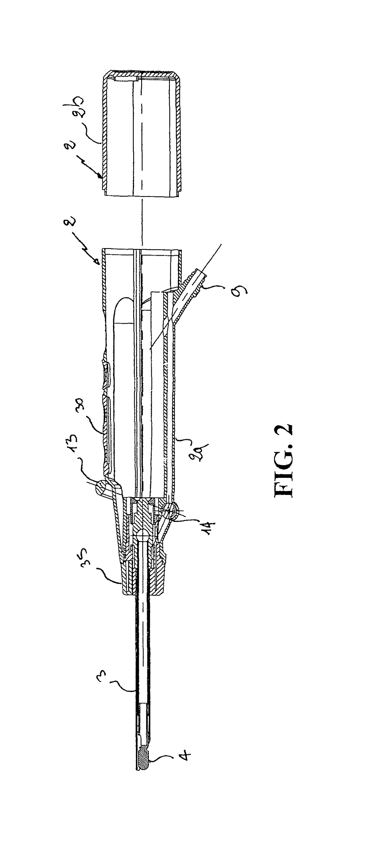 Device for endoscopic resection or removal of tissue