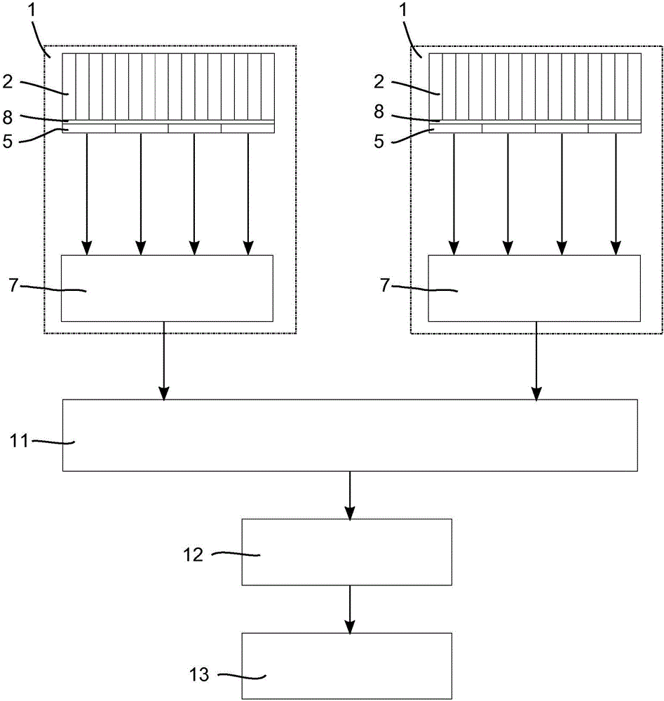 Scintillation event position determination in a radiation particle detector