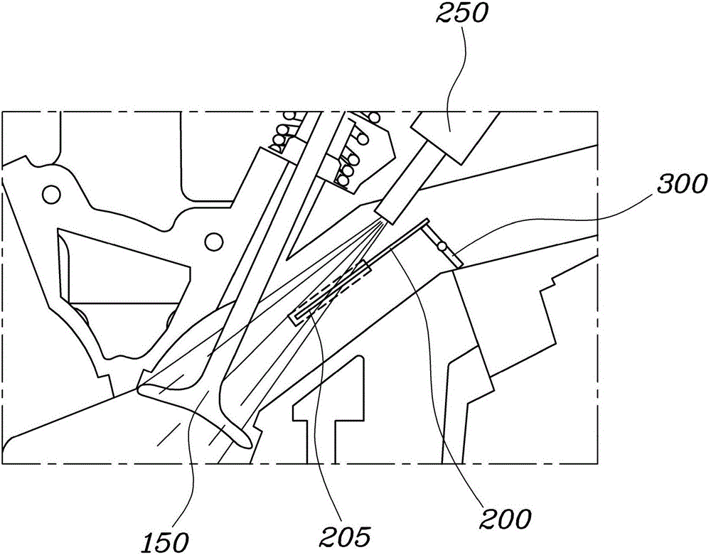 Engine structure for vehicle