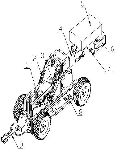 Pipeline detection deployment robot