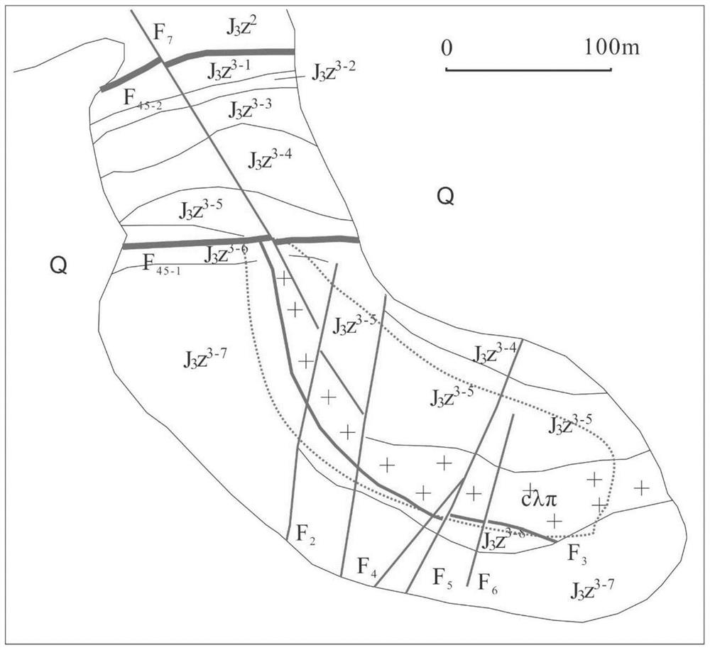 A method for delineating target areas of uranium-molybdenum deposits