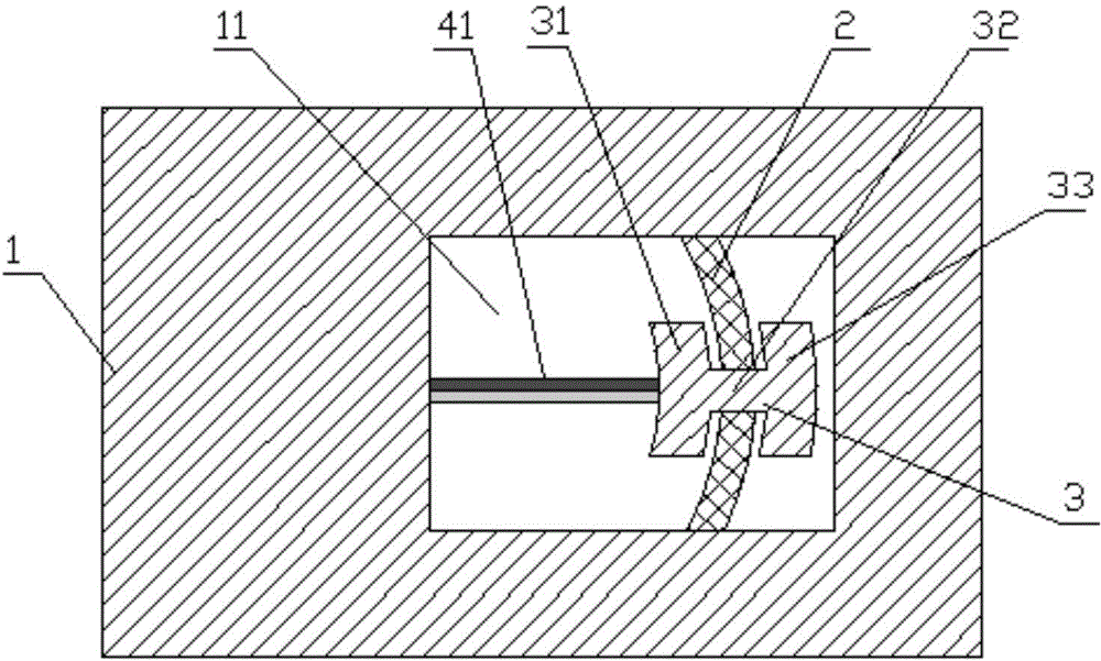 Rail type gate micro valve device