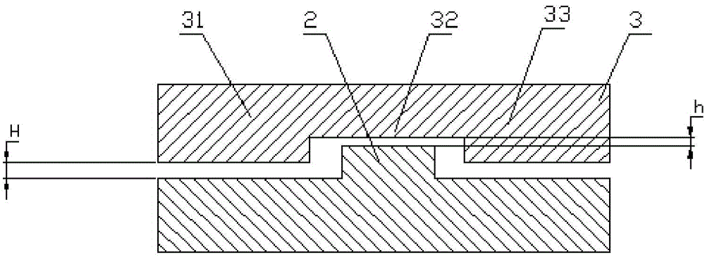 Rail type gate micro valve device