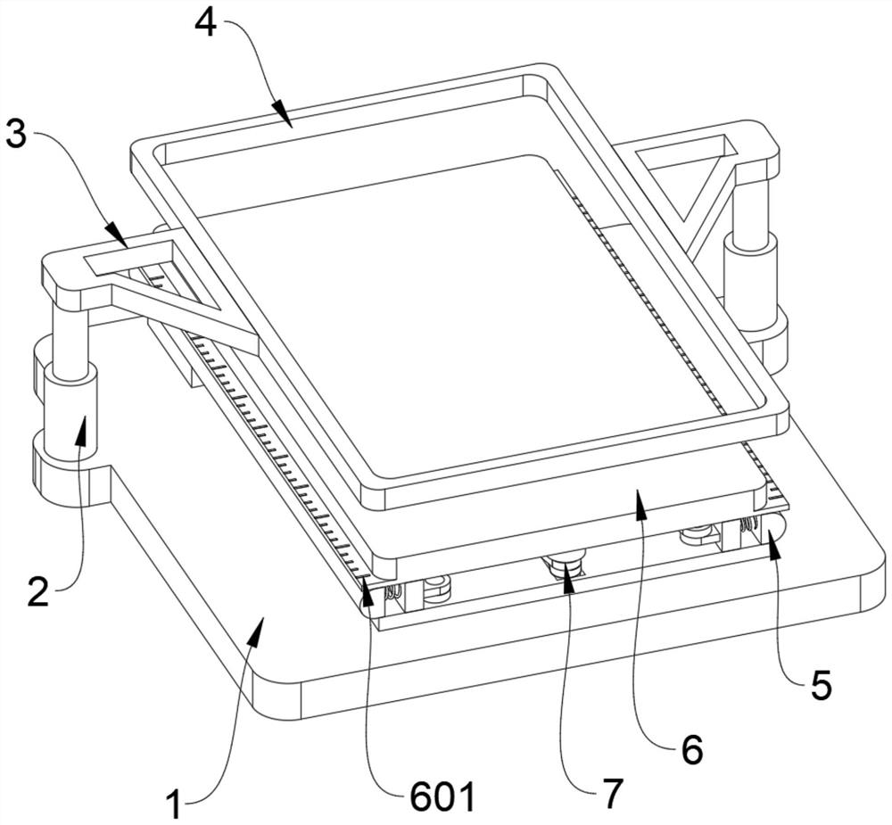 A short-sleeve printing and dyeing equipment with automatic paving function