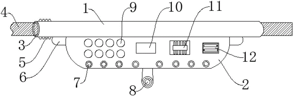 Electric transmission line warning device