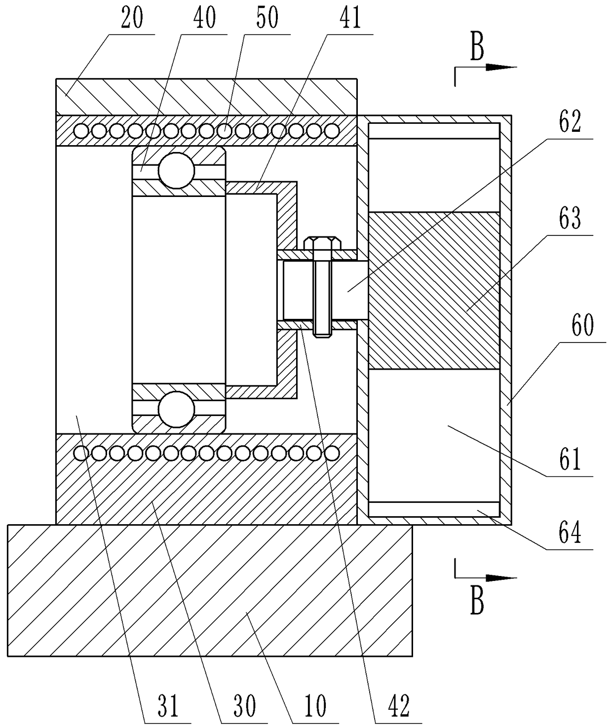 Bearing housing with cooling function