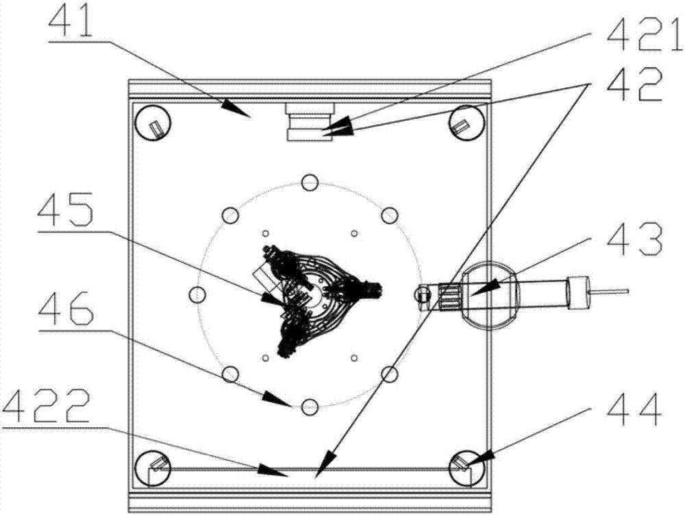 An explosive protection transfer removal device