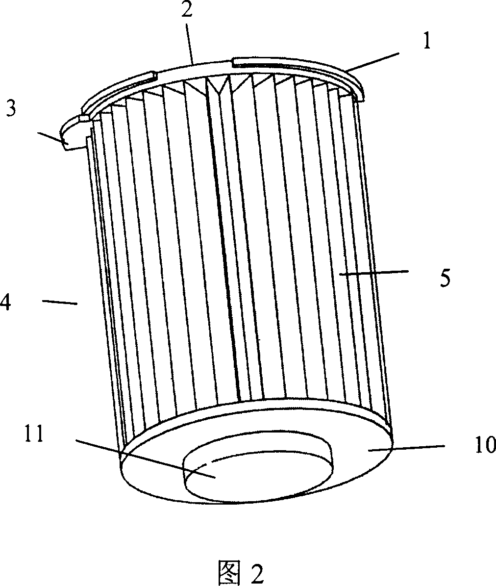Filter element for dust collector