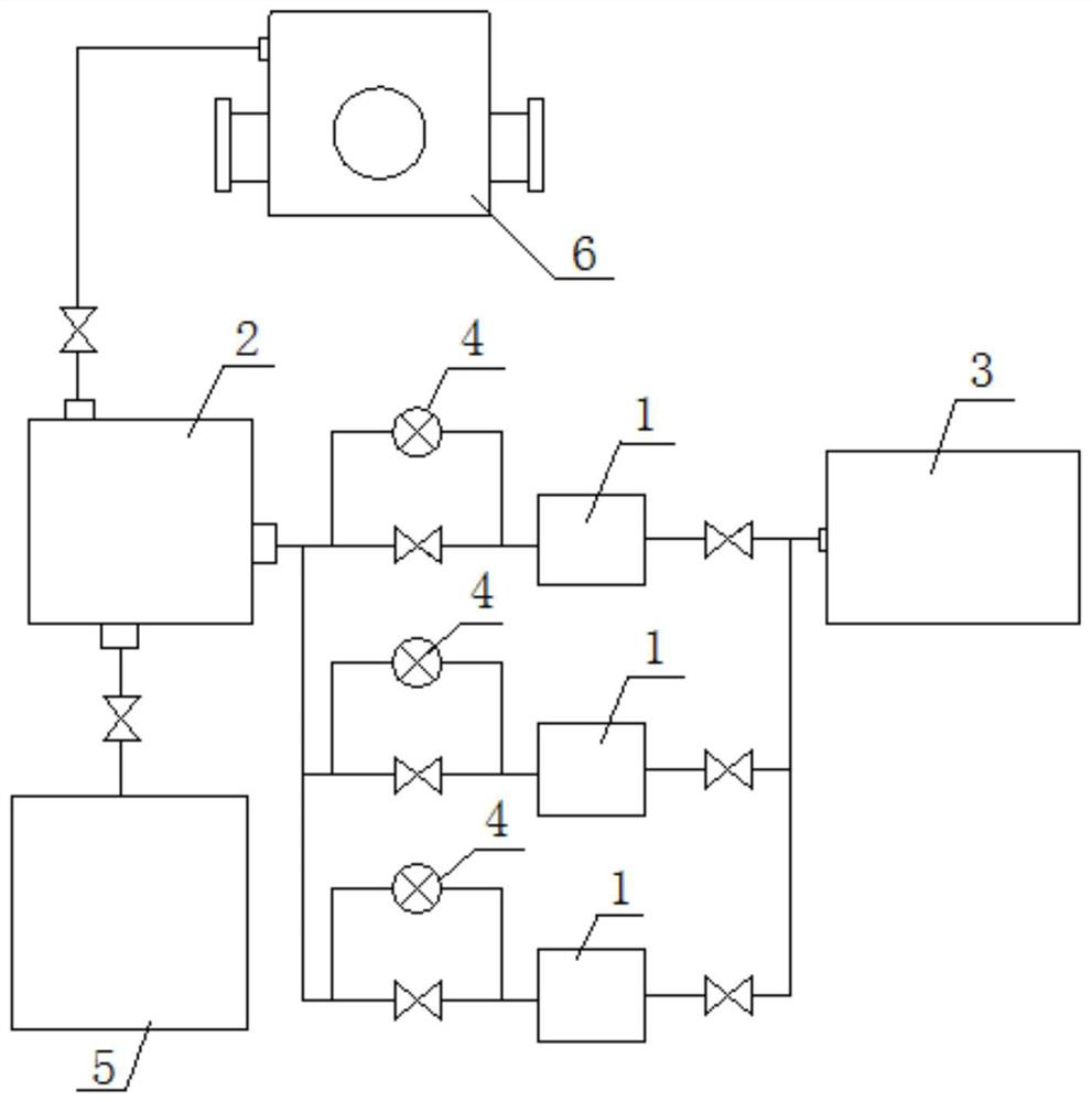 Method for detecting gas content of oil sample