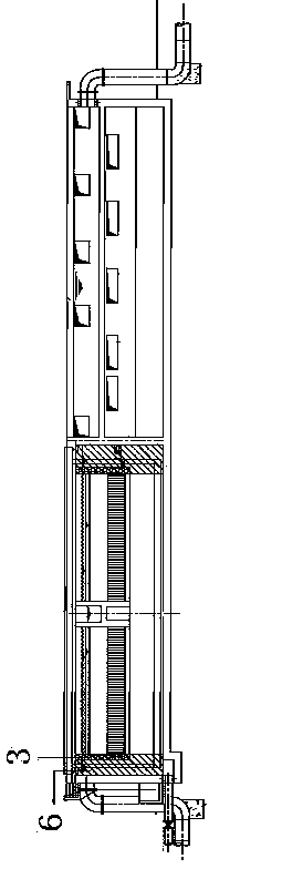 Inclined tube or inclined plate sedimentation pool having sludge concentration function, and sludge discharging method thereof