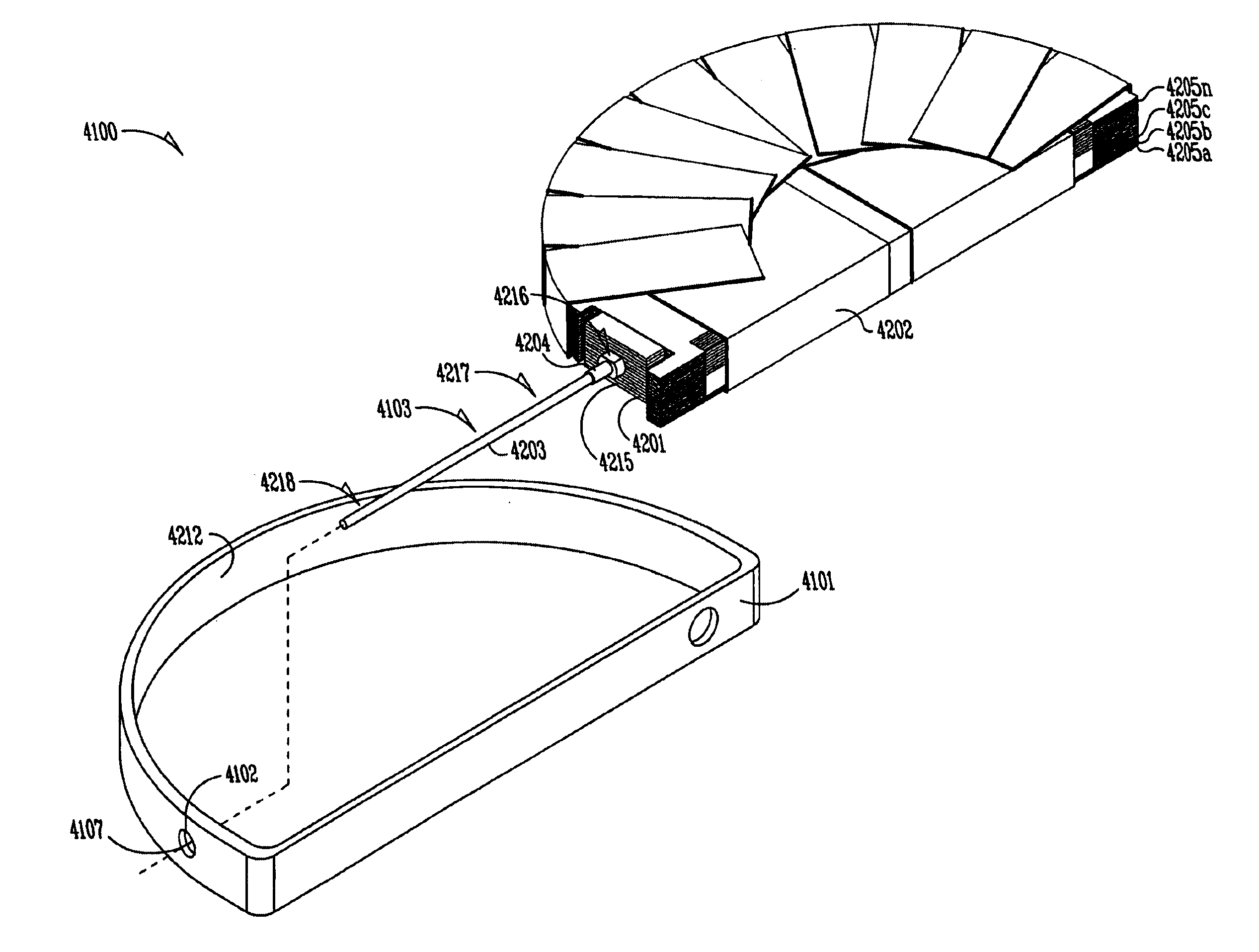 Flat capacitor for an implantable medical device