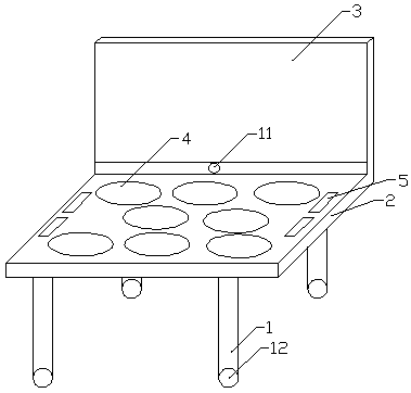 Fire-fighting equipment demonstration device applied to teaching