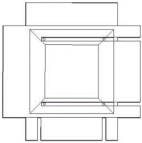 Construction method of novel structural column for frame-structured cross filled walls