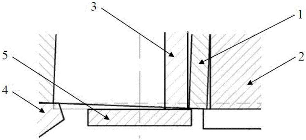 Rolling method of isotropic alpha-phase titanium alloy rectangular ring piece