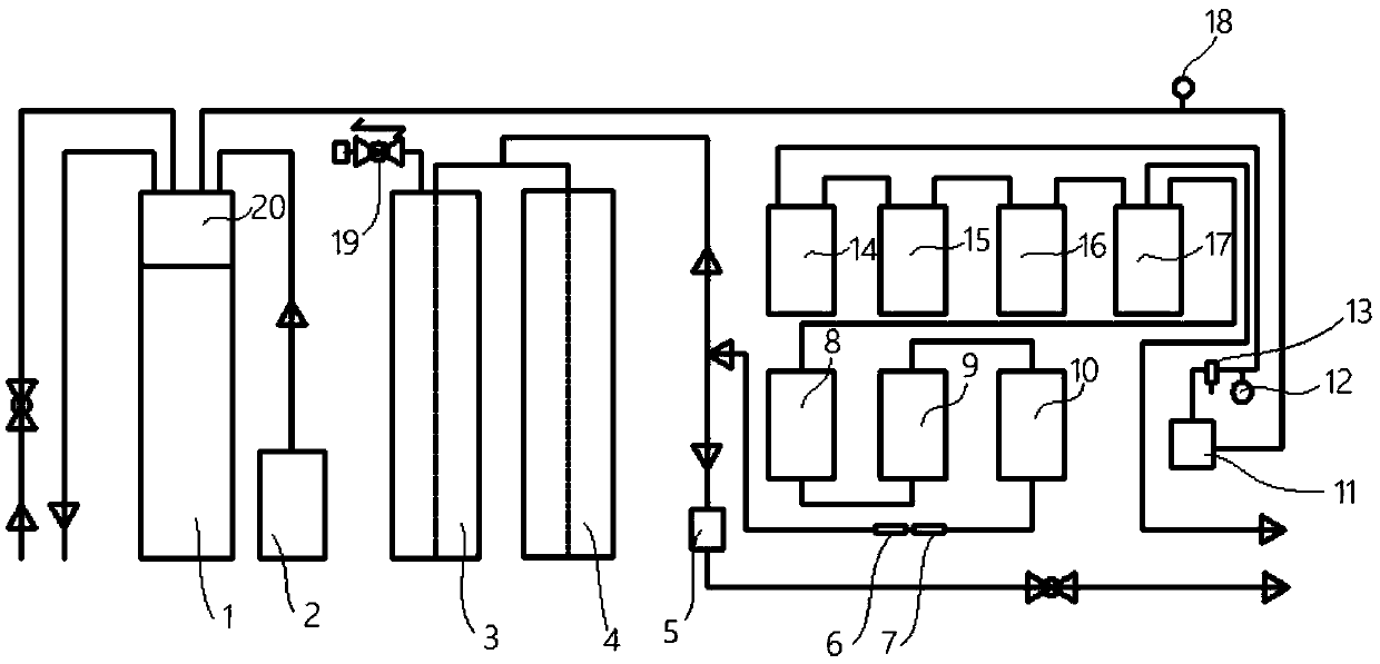 A fully automatic printing water purification machine