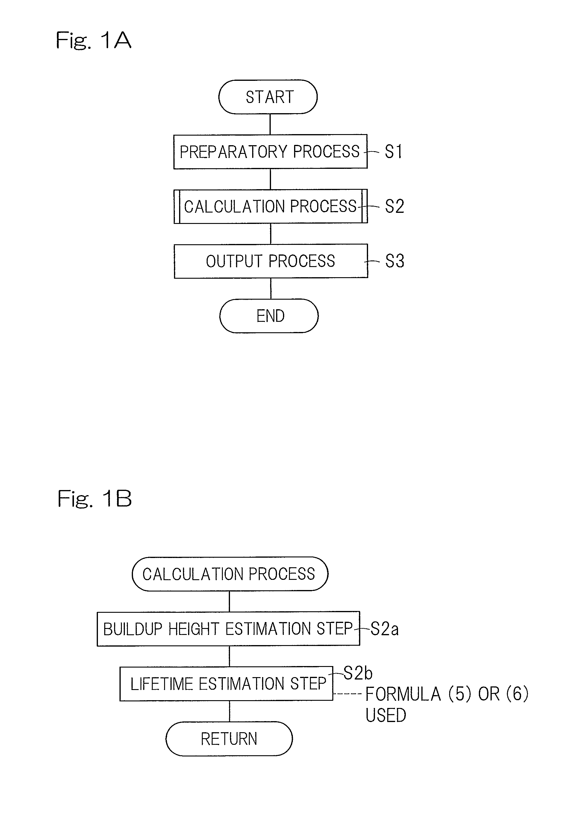 Life estimation device and life estimation method for rolling bearing