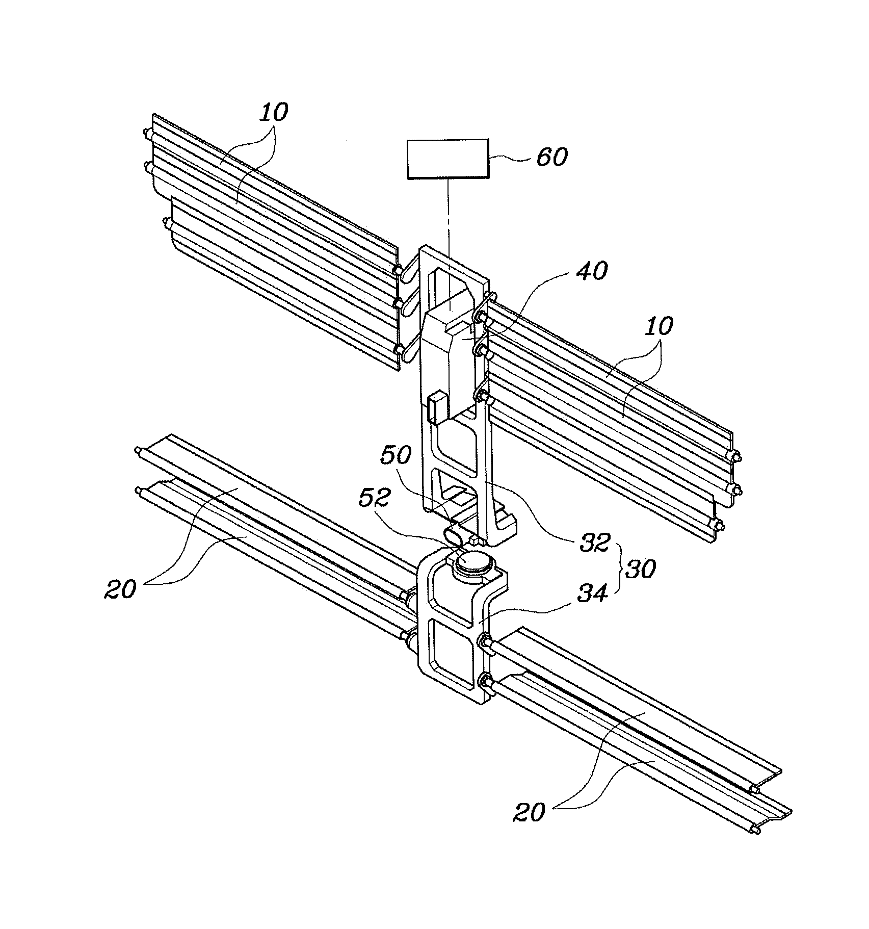 Active air flap device for vehicles