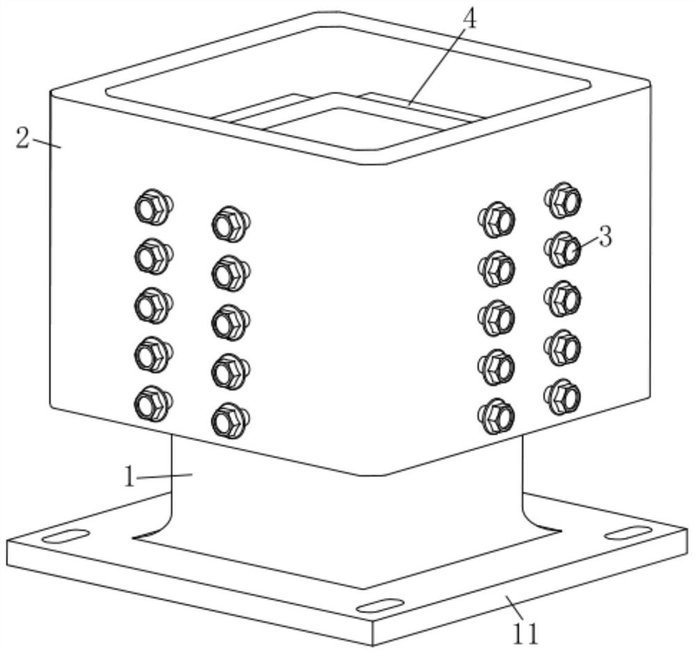 Anti-swing shock isolation device