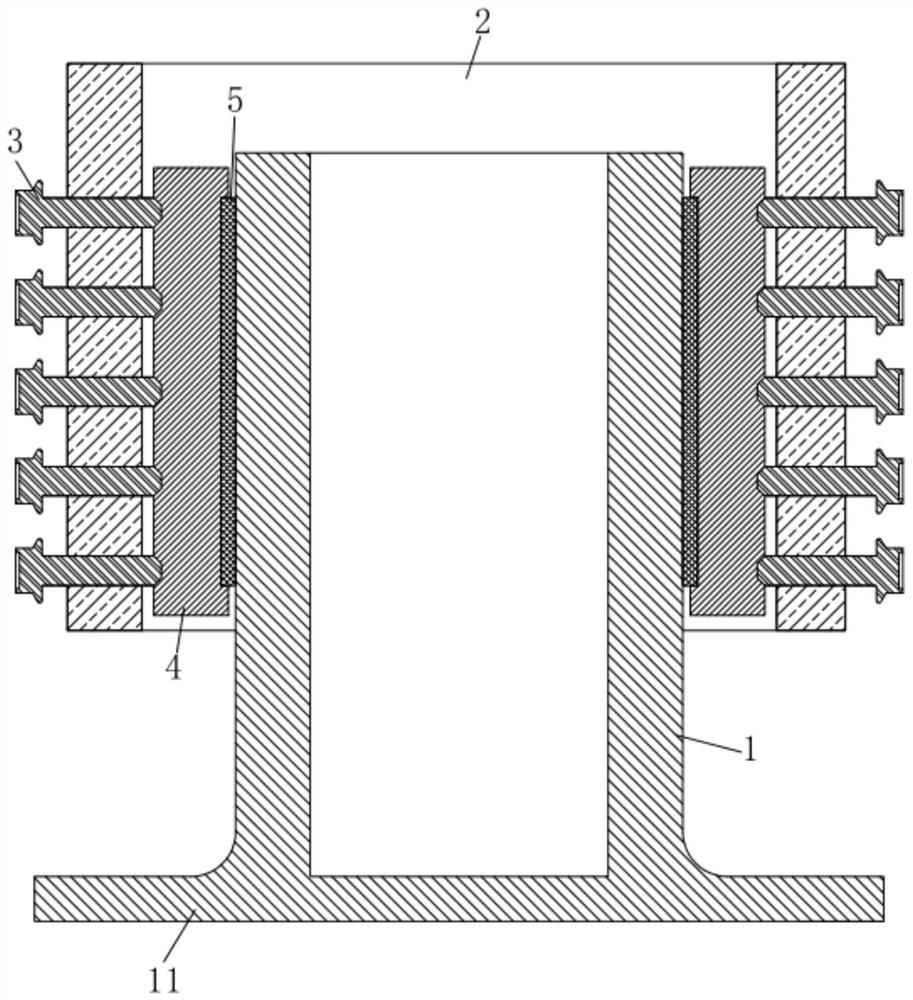 Anti-swing shock isolation device