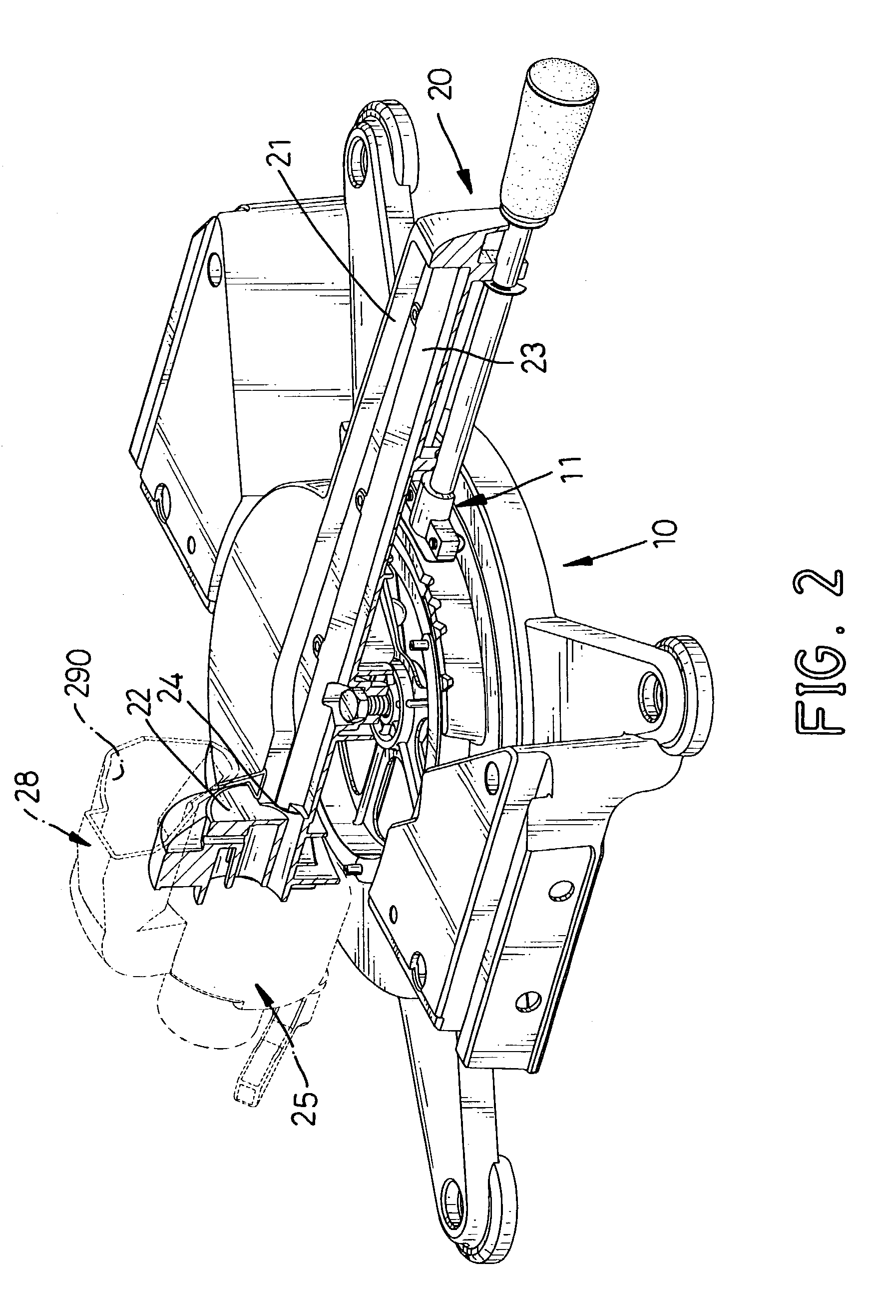 Sawdust collection assembly for a compound miter saw