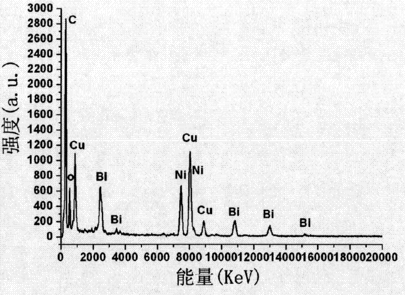 A nano-cable composed of magnetic material and semi-metallic material and its preparation method