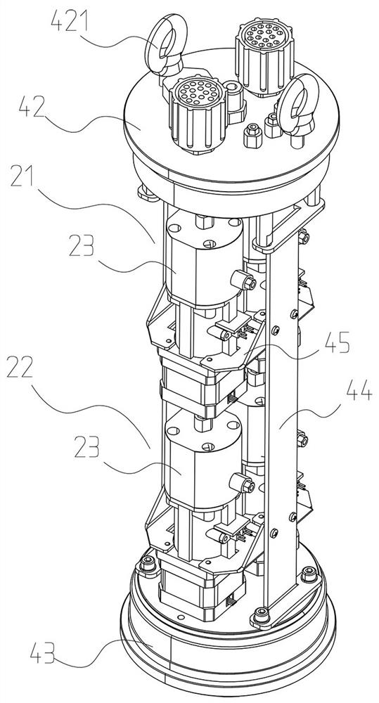 A continuous water harvesting device for an ocean profile