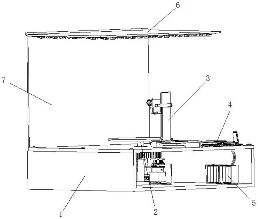 Automatic retired part sequence image acquisition device