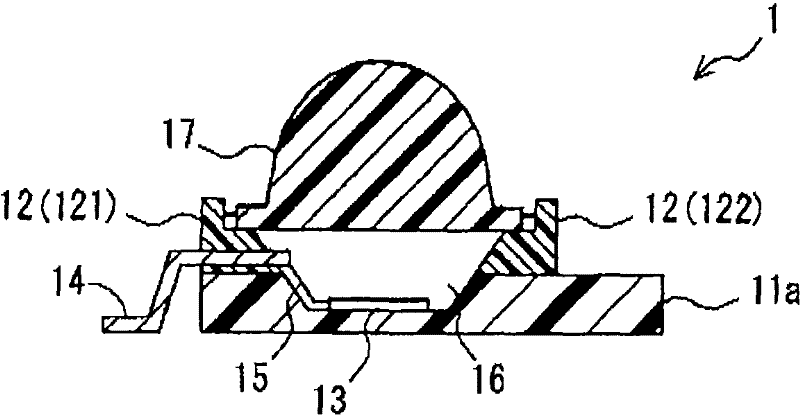 Heat-dissipating resin composition, substrate for LED mounting, reflector, and substrate for LED mounting having reflector portion