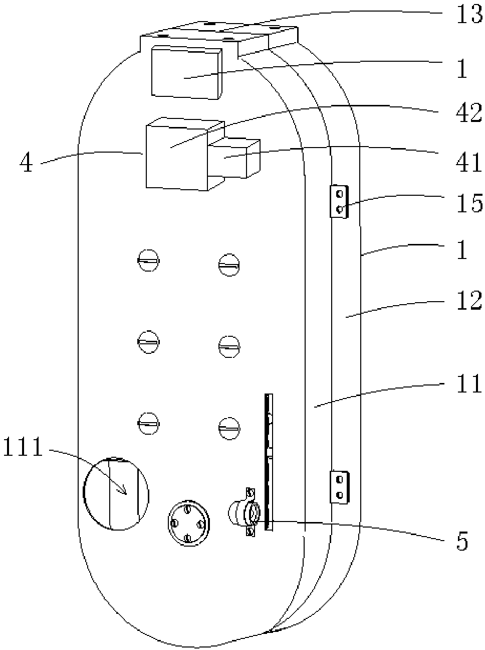 Unmanned aerial vehicle loaded pesticide bomb throwing device