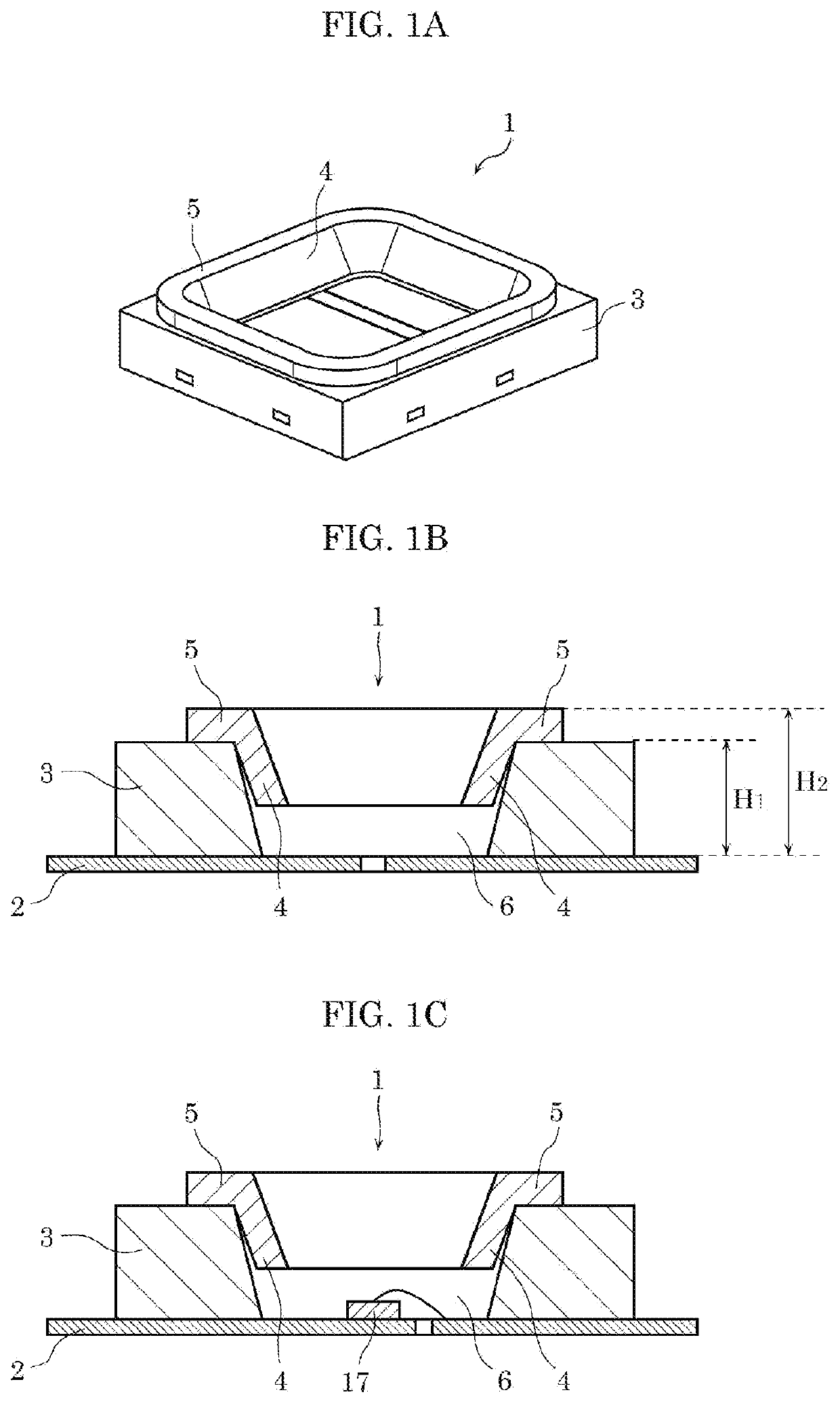Package for installing semiconductor element, and semiconductor device