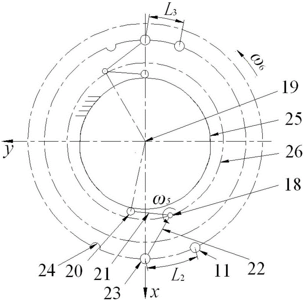 A method and device for high-speed soft transmission and variable pitch handover of bar material