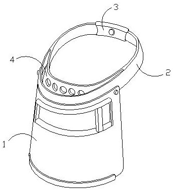 Anti-aerosol mask for oral operation