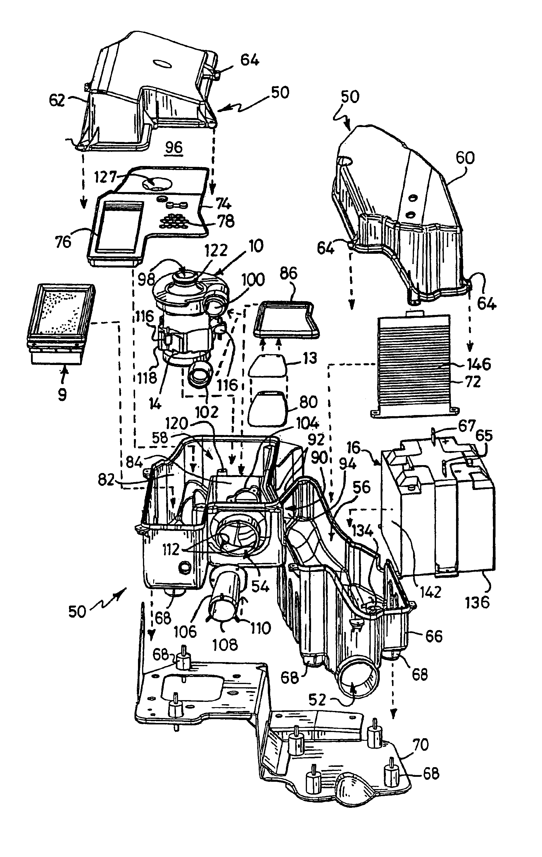 Air intake arrangement for an internal combustion engine