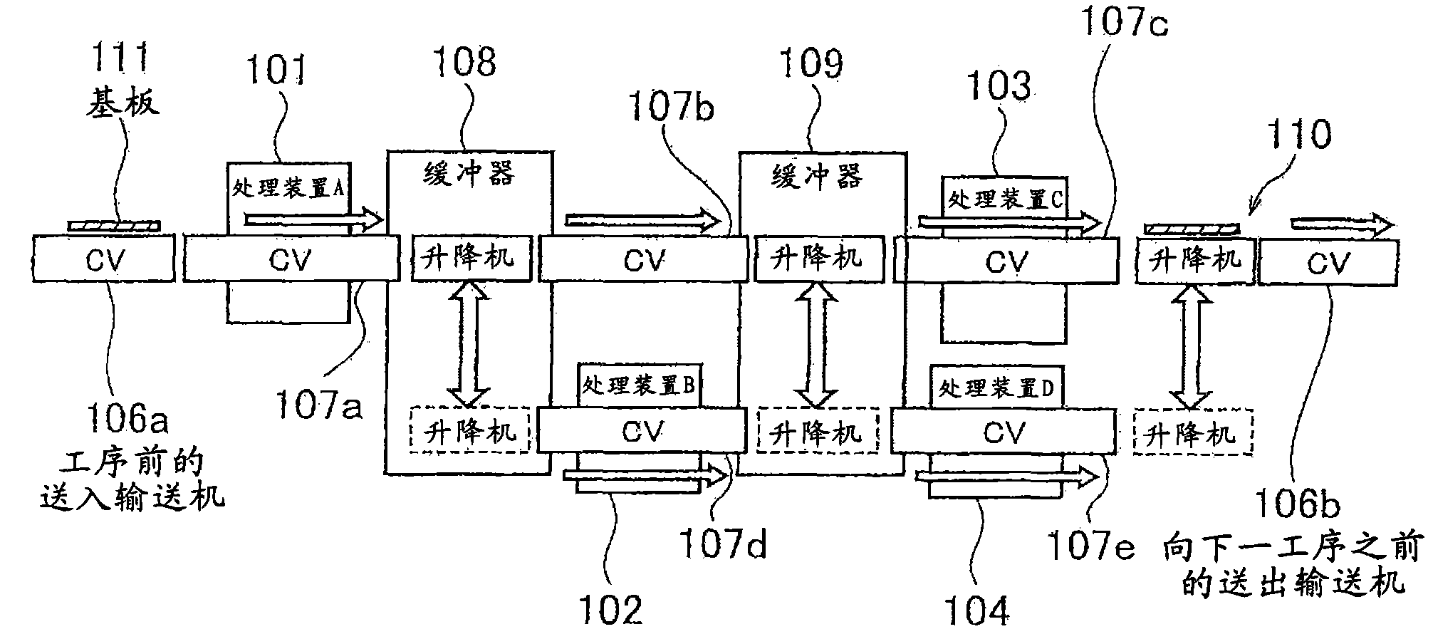 Conveying control device and conveying control method