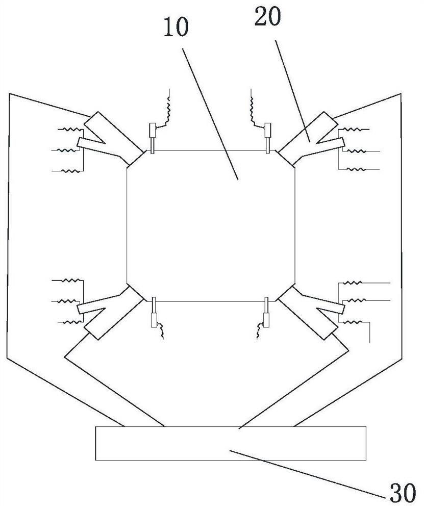 A pulverized coal combustion boiler system and a pulverized coal combustion boiler operating method