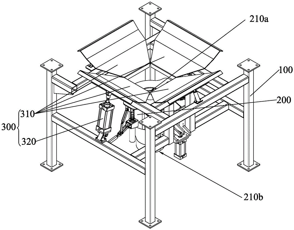 Big bag unloading mechanism