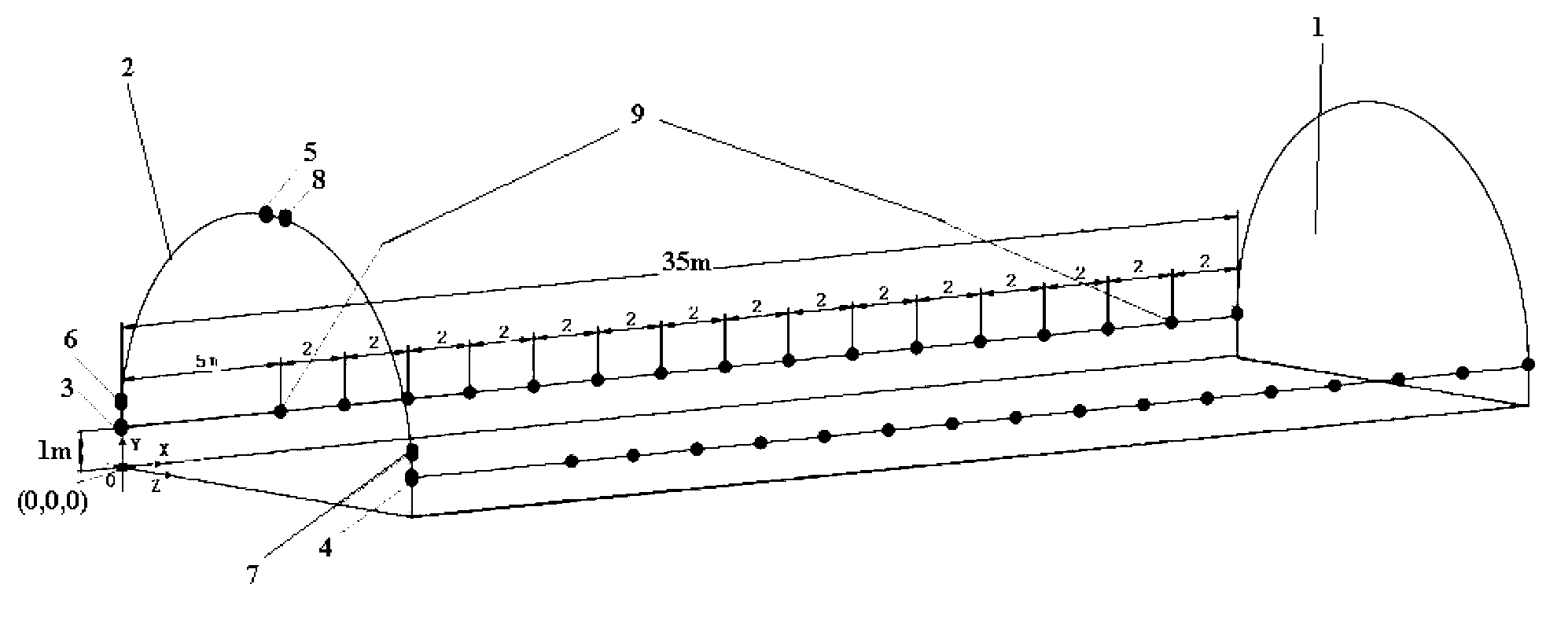 Wirelessly distributed tunnel prediction detecting device, wirelessly distributed tunnel prediction detecting system and wirelessly distributed tunnel prediction detecting method